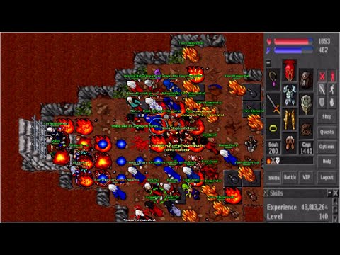 Old Tibia - High LvL Team x Insane PK Team (Berylia 2007 7.92)