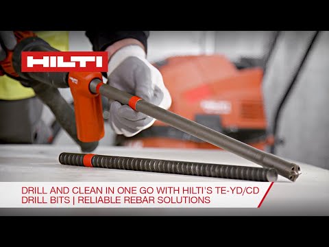 Drill and clean in one go with Hilti's TE-YD/CD Drill Bits | Reliable Rebar Solutions