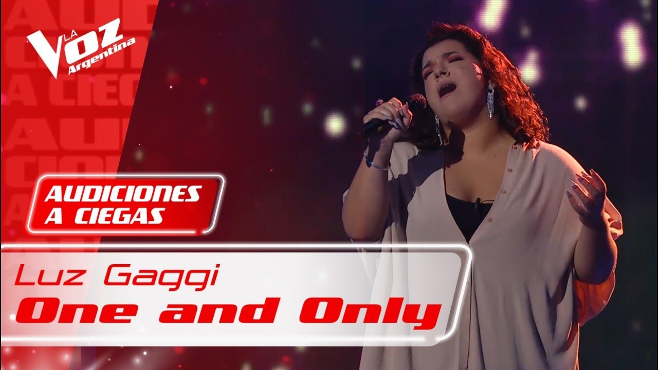 Luz Gaggi - “One and only” - Audiciones a Ciegas - La Voz Argentina 2021