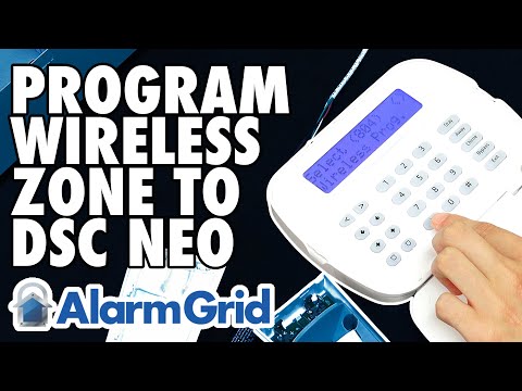 Program a Wireless Zone to a DSC PowerSeries NEO