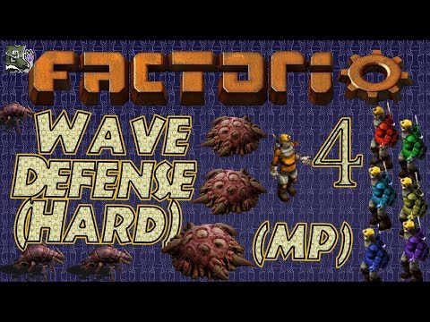Factorio [0.17] | Multiplayer Wave Defense (Hard) Ep. 4 | Preparation