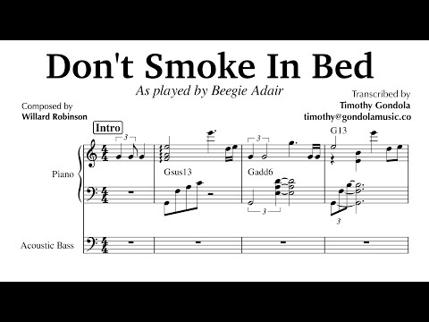 Beegie Adair plays Don’t Smoke In Bed