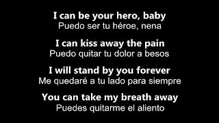♥ Hero ♥ Héroe ~ by Enrique  Iglesias - subtitulada en inglés y español