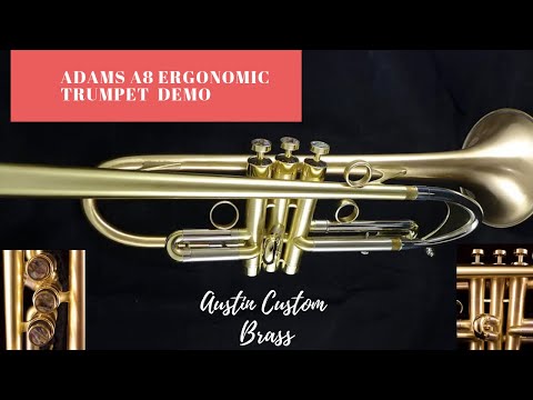 Show Demo Adams A8 Ergonomic Trumpet in Satin Lacquer image 17