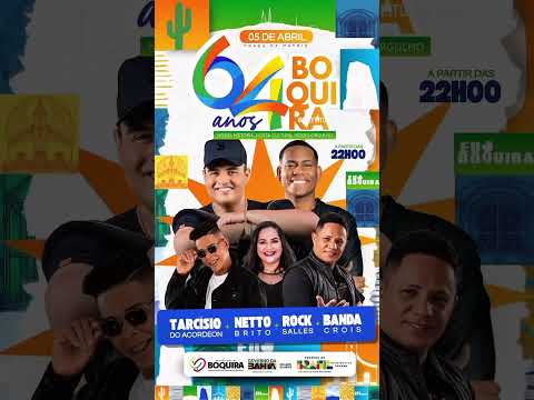 🎉64 ANOS DE BOQUIRA. BA #shorts #sohrts #londrina ##nordeste ##gemeasvivi #sohrtsvideo