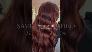 “The #1 color that is trending right now is “Cowgirl Copper” - Evana! #joico #copper