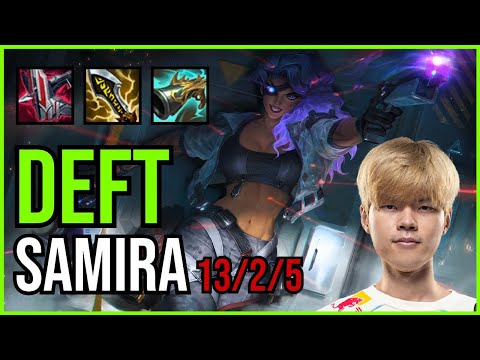 DEFT - SAMIRA vs JINX ADC - KR Grandmaster - Patch 11.6