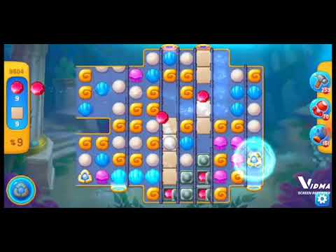 Fishdom. 9604 level no boosters and diamonds. 24 moves