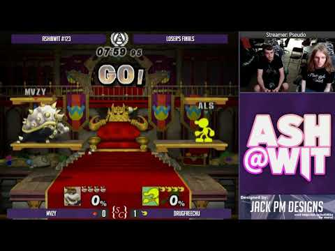 Mvzy (Snake, Bowser, Lucas) vs Drugfreechu (GnW) - ASH@WIT #123 Project M Loser's Finals