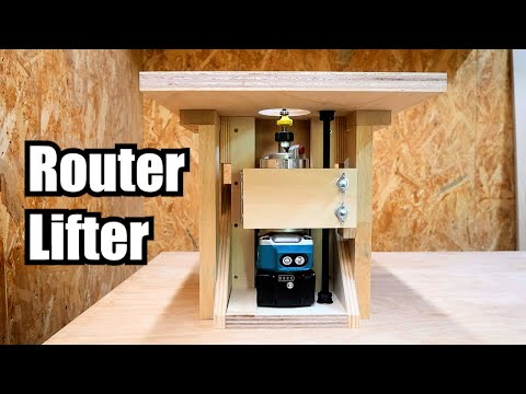 DIY Precision Router Lift | Building the Ultimate Router Table Part 1