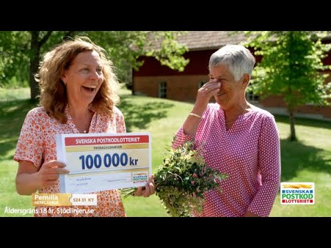 Härliga vinnare i Herrljunga överraskas av Daniel - Postkodlotteriet