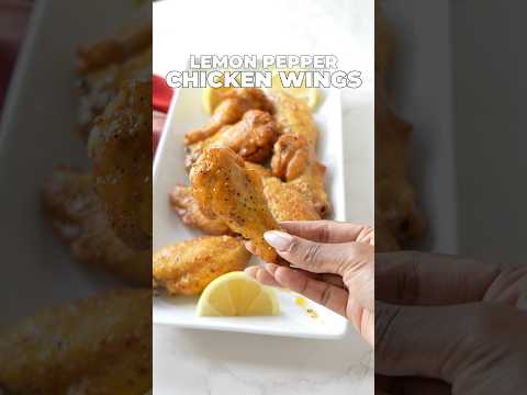 The BEST Lemon Pepper Chicken Wings