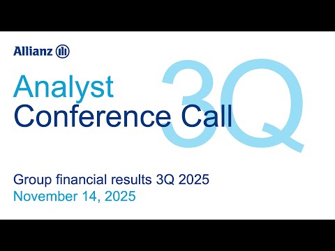 Allianz Financial Results 3Q 2025: Analyst Call