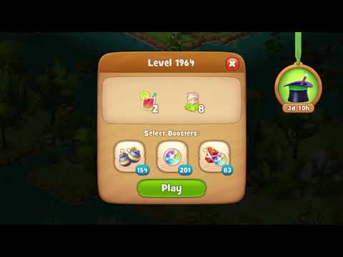 Gardenscapes Level 1964 With No Boosters