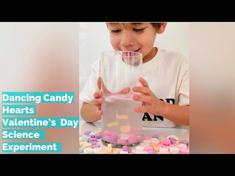 Valentine’s Day Experiment for Kids | Dancing Candy Hearts | Fun Science Trick for Preschoolers & K