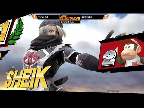 Heatwave #75 [Grand Finals] - Hakii (Sheik) vs Tenni (Diddy Kong)