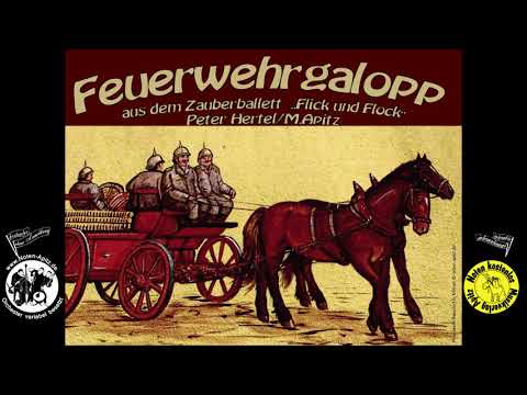 Feuerwehrgalopp Flick+Flock P. Hertel Orchester Köthen kostenlos Noten Feuerwehr Baasdorf Köthen