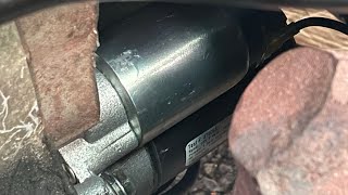 How to change a starter on a 1996 ford E-150 club wagon 5.8