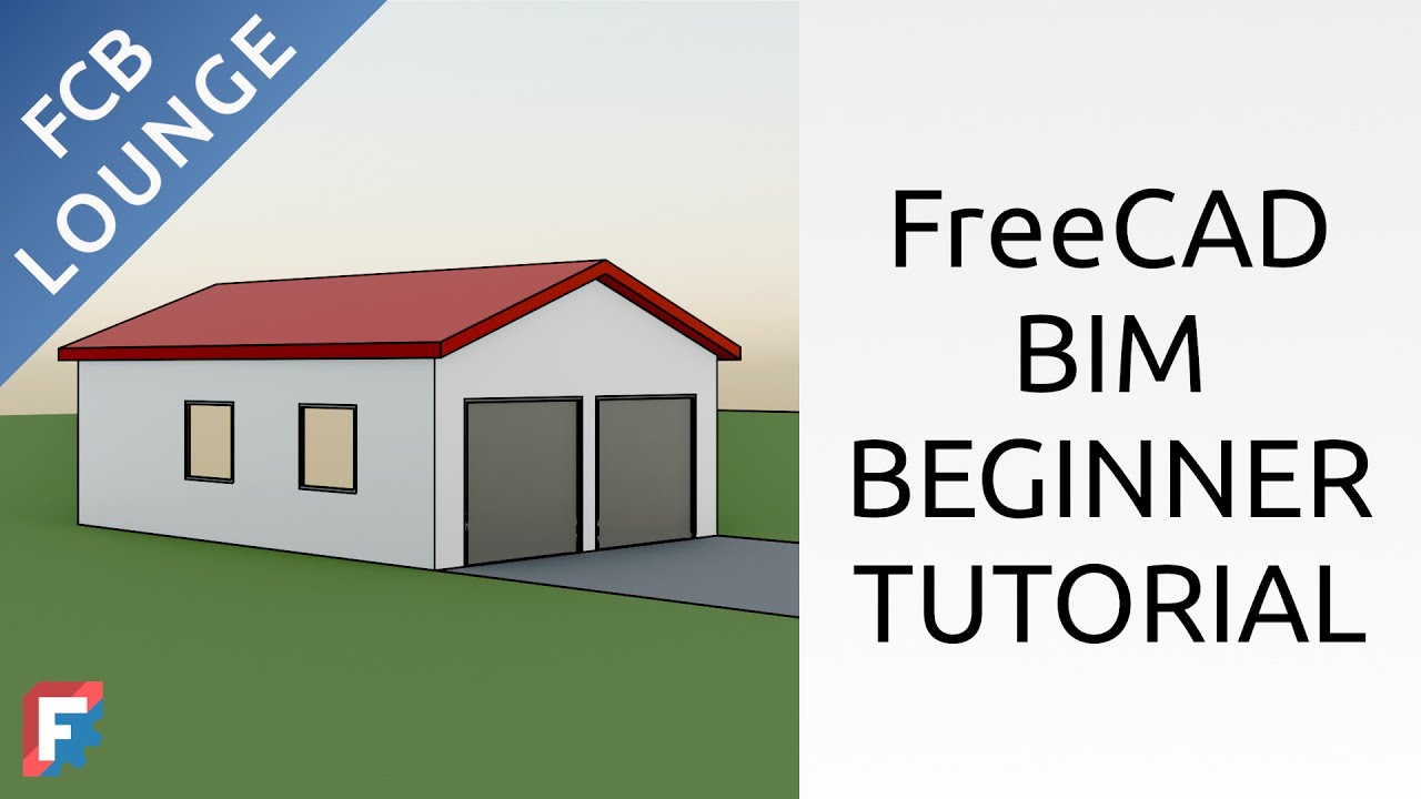 FreeCAD BIM Tutorial for Beginners | Create a Garage Building