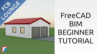 FreeCAD BIM Beginner Tutorial | Create a Garage Building