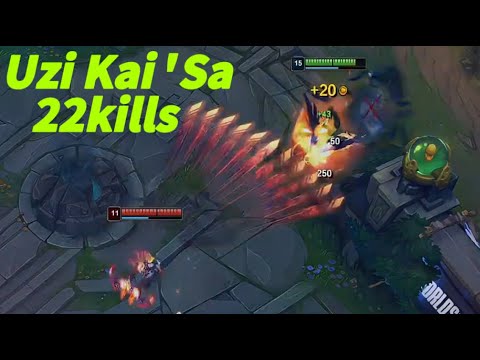 UZI KAI'SA VS ASHE , HIS KAI'SA IS SO CLEAN!