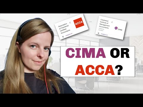 CIMA versus ACCA - What is CIMA / ACCA & what are their similarities & differences? (AAT next steps)