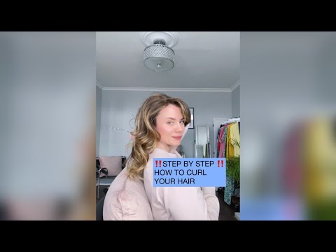 ‼️STEP BY STEP - HOW TO CURL YOUR HAIR ‼️