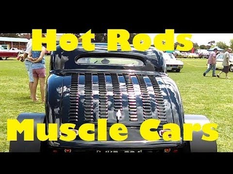 Hot Rods. Muscle cars and classics @ Meredith Car Show.