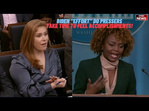 KJP: Biden Makes An 'Effort' To Do Pressers, Take Time To Feel Accomplishments! 29M+ jobs created