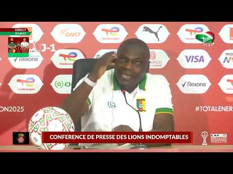🚨 [LIVE] AFCON 2025: Pre-match press conference of the Indomitable Lions