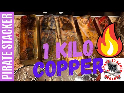 More 1 kilo Copper Bars from Rick Cheek!  #rickcheek  #copper  #treasure