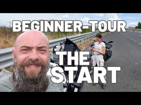 FIRST DAY of riding! From Germany to Italy - our beginner motorcycle-tour │S01E01│