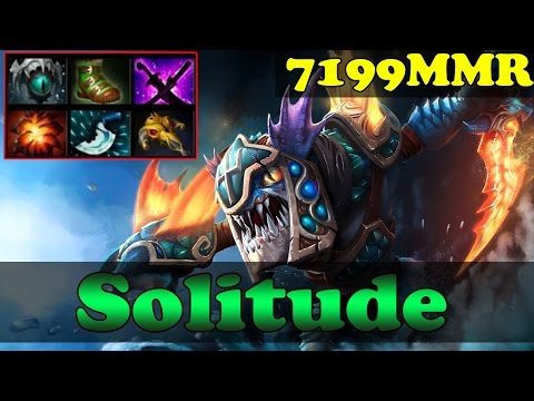 Dota 2 - Solitude 7199 MMR Plays Slark vol 3 - Ranked Match Gameplay