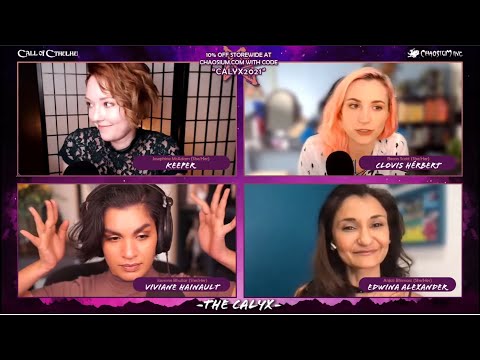 The Calyx - "A Message of Art" Part 1/2 - Cthulhu RPG Jo McAdam, Jasmine Bhullar, Anjali Bhimani