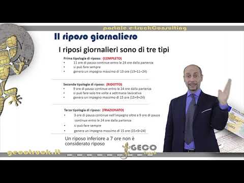 VIDEO 3   Il riposo giornaliero