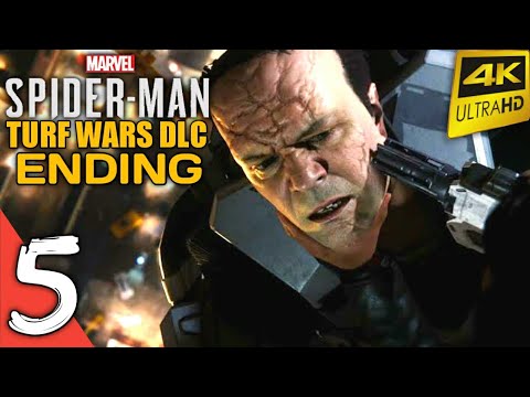 SPIDER-MAN PS4 Turf Wars DLC Gameplay Walkthrough Part 5 ENDING [4K 60fps] - No Commentary