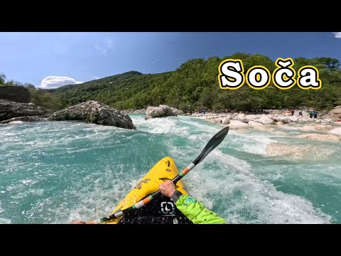 Kayak Soča [ Upper Soča - Friedhofstrecke - Abseilstrecke ]