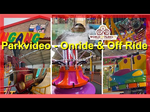 Kinderstad Heerlen 2021 (Parkvideo) Indoor Freizeitpark Niederlande mit Achterbahnen - Achtbaan POV