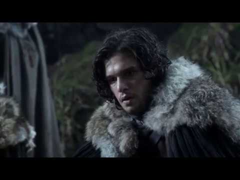 5 Stark children get their destined 5 dire wolves - Game of Thrones S01E01
