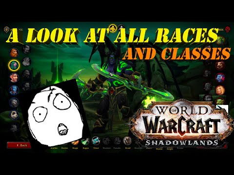 Wow Shadowlands a look at all races and classes 2023