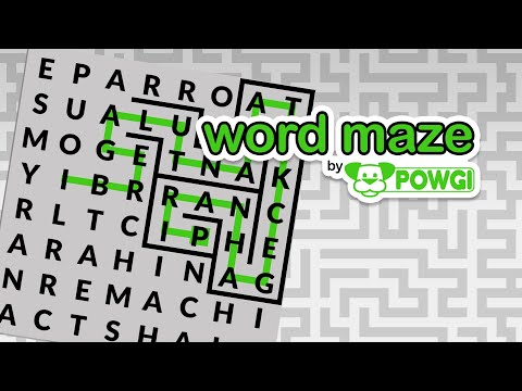 Word Maze by POWGI Gameplay Video (PS4/Vita Asia) - YouTube