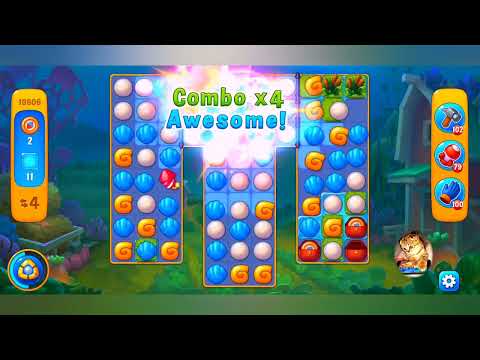 фишдом 2022  #  10806 уровень - прохождение без бустеров # Fishdom,   10806  level - no Boosters.