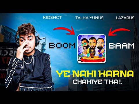 Kidshot, Lazarus, Talhah Yunus - BOOOM (Official Lyric Video) | REACTION | PROFESSIONAL MAGNET |
