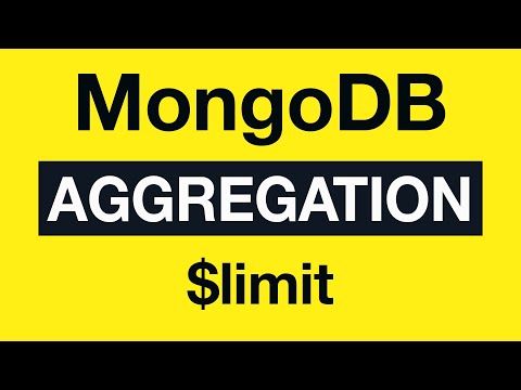 26 limit MongoDB Aggregation Tutorial