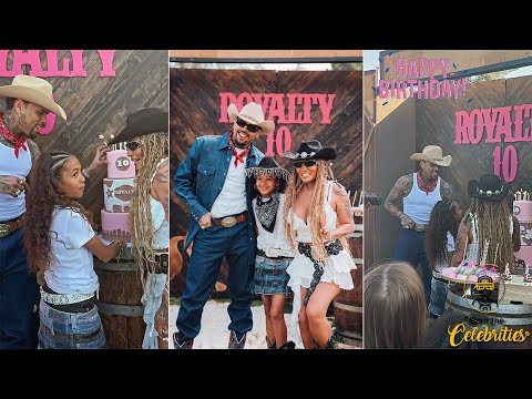 Chris Brown & Nia Guzman Throw A Rodeo-Themed B-Day Party For Daughter Royalty!