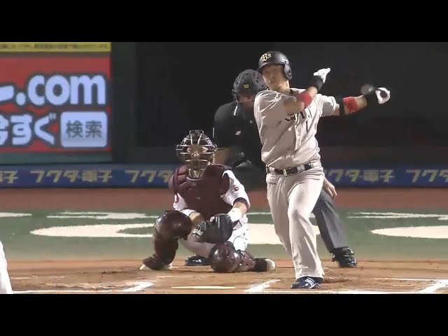 【6回表】満塁好機から同点打!! バファローズ・中島のタイムリーで振り出しに 2015/9/2 E-Bs