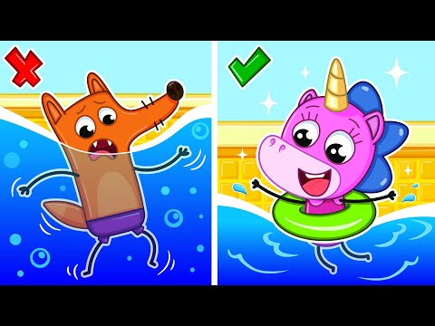 Play Safe at the Swimming Pool! | Summer Fun for Kids & More Best Kids Cartoons 🏊🤔 | Teeny Mimi🦄