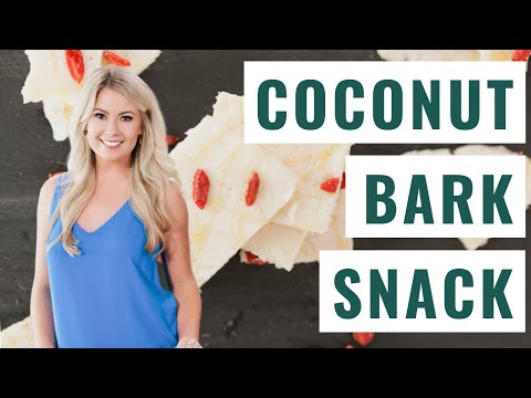 Coconut Bark Recipe (4-Ingredient Snack!)