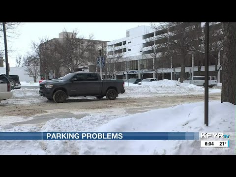 Snow limits downtown parking