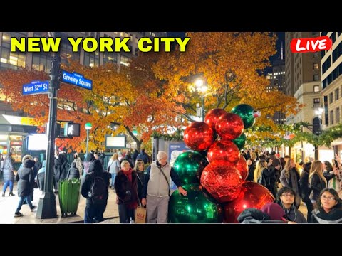 IRL New York City Sunday Evening Walk in Manhattan (28th December 2025)
